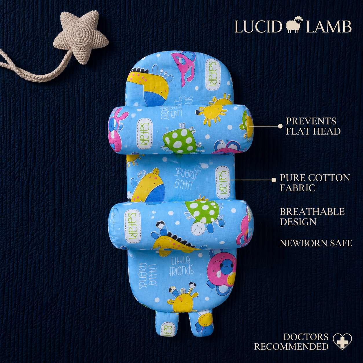 The DreamNest Cotton | Stop Flat Head Before It Starts👶