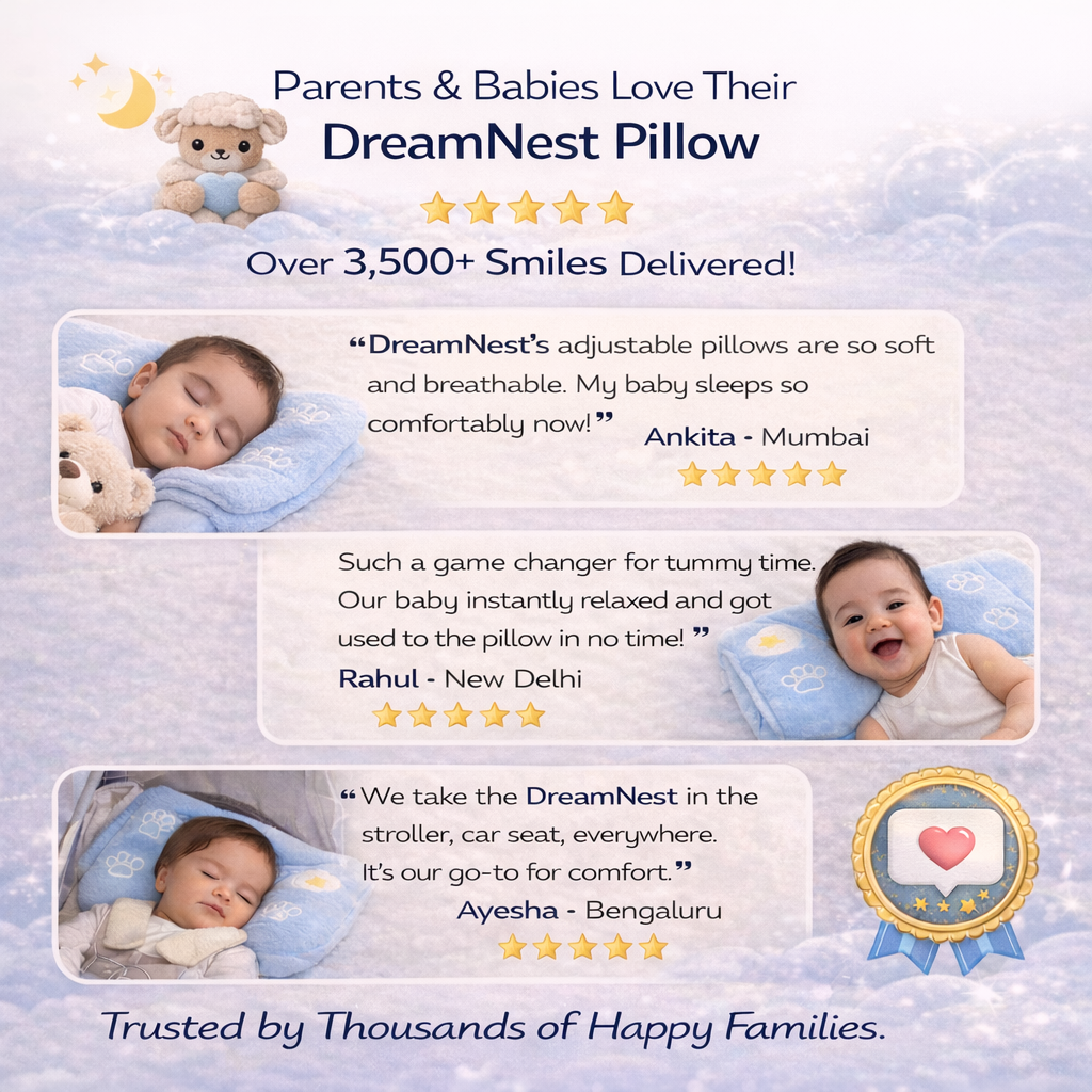 DreamNest Baby Pillow by Lucid Lamb™