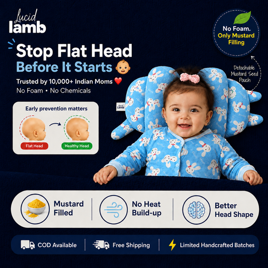 The DreamNest Cotton | Stop Flat Head Before It Starts👶