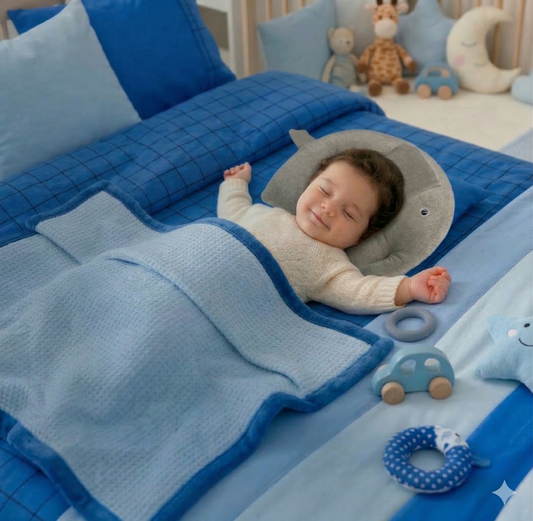 The DreamNest | Baby GajRaj Mustard Cushion