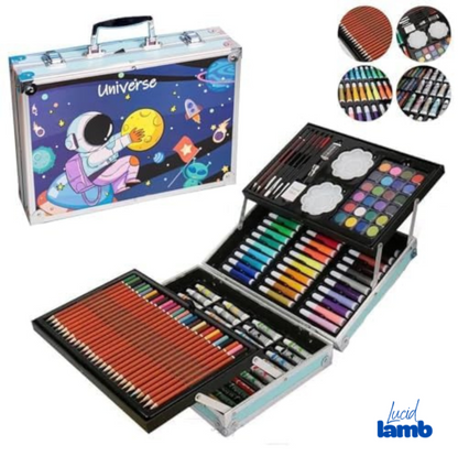 CosmoColors: 145-Piece Galaxy Art Set by Lucid Lamb™