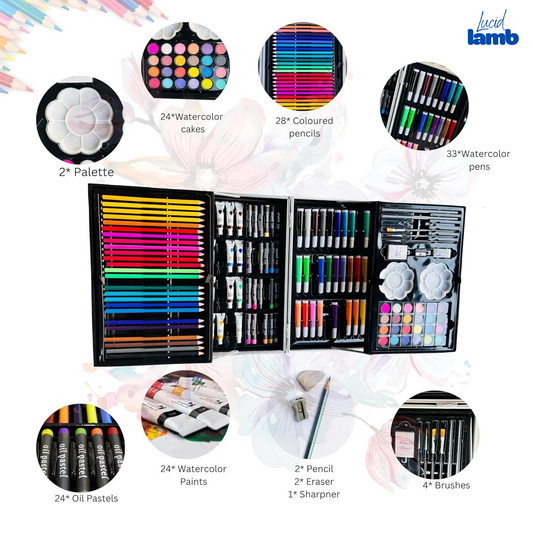 CosmoColors: 145-Piece Galaxy Art Set by Lucid Lamb™