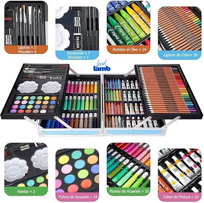 CosmoColors: 145-Piece Galaxy Art Set by Lucid Lamb™