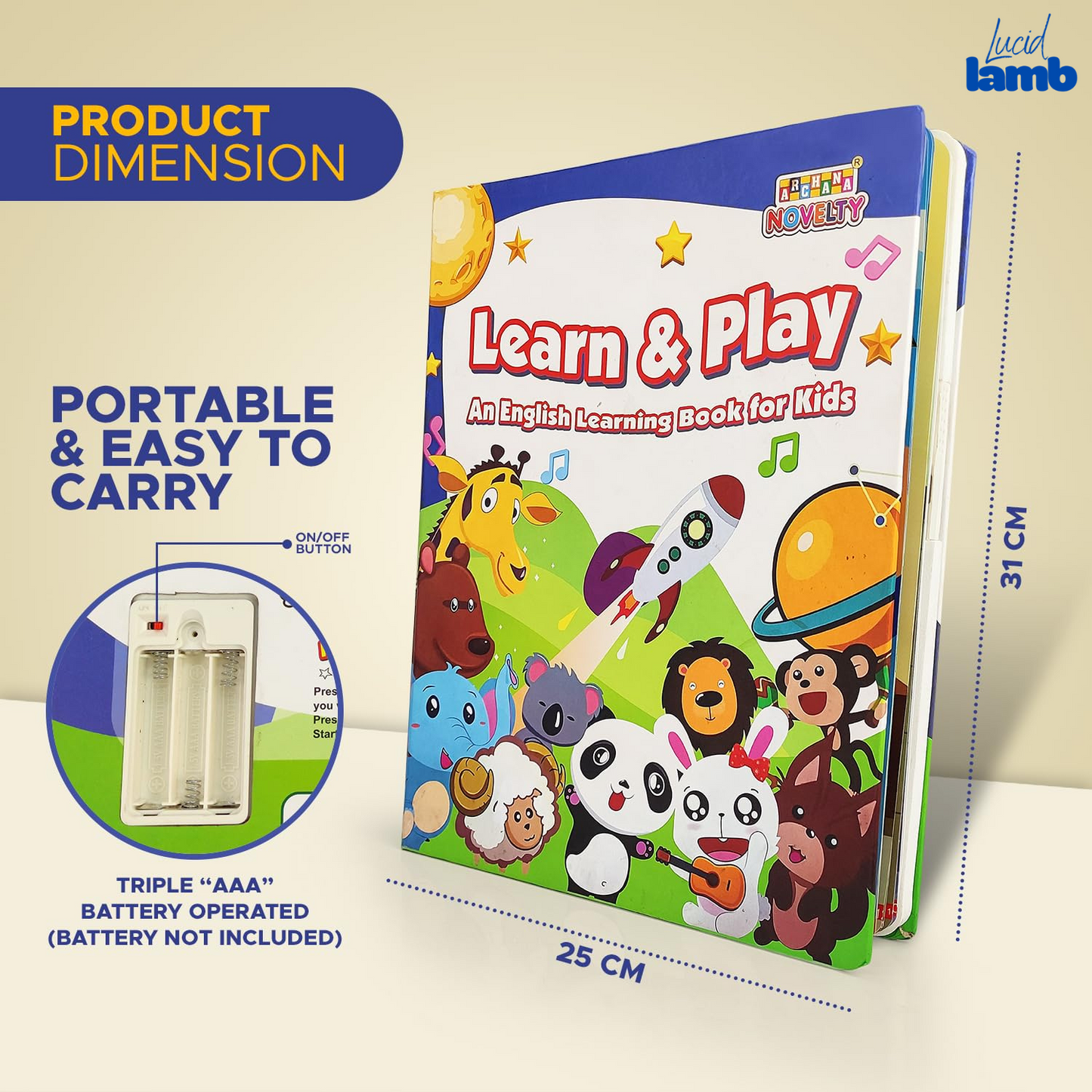 Melody Minds: Learn & Play Sound Book by Lucid Lamb™